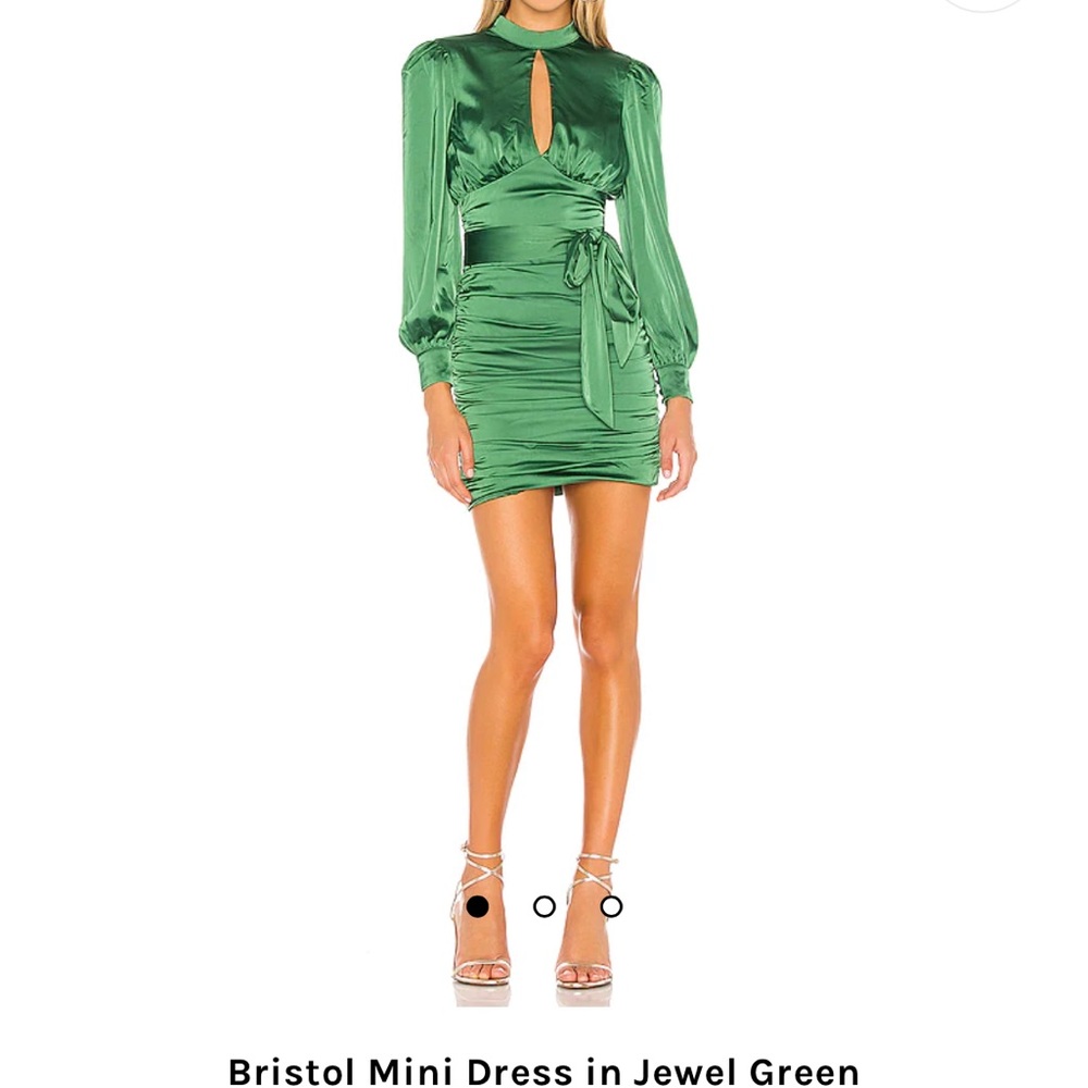 Bristol Mini Dress in Jewel Green